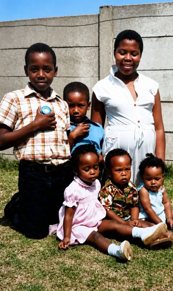 Young Margaret with her children