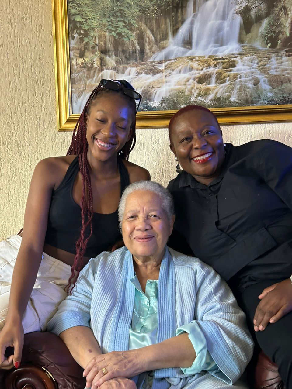 Margaret with family members