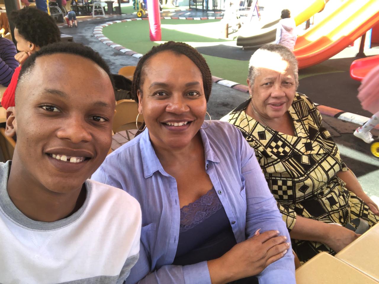 Margaret out with family